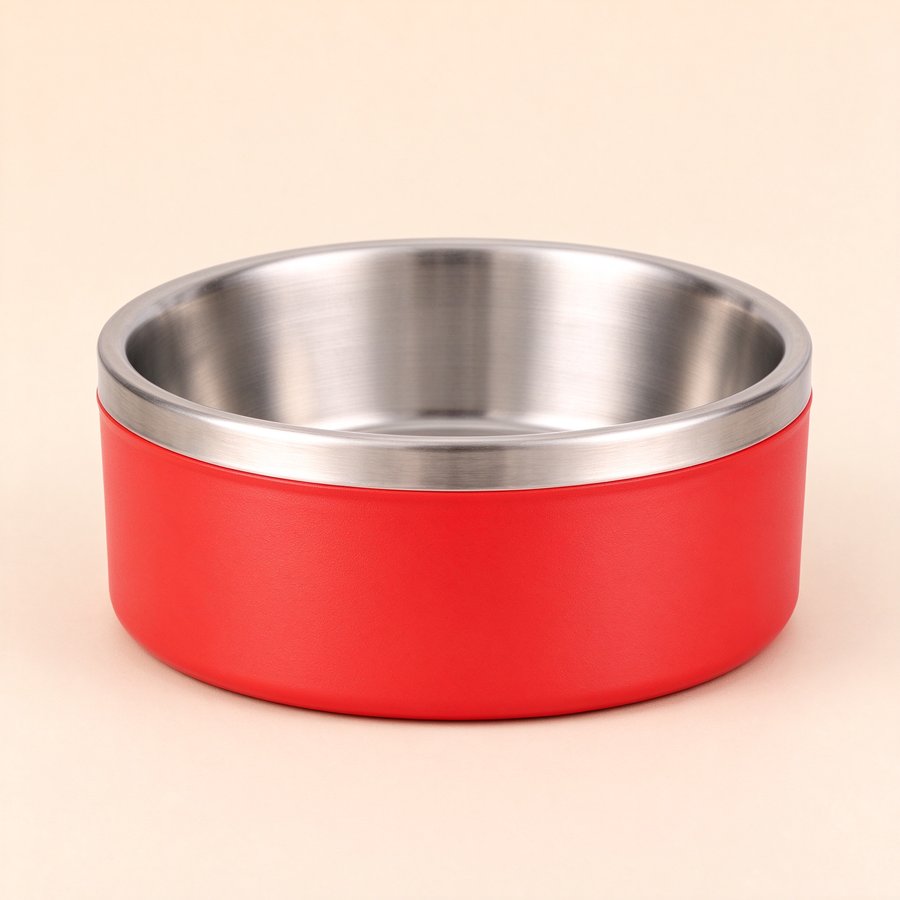 Double-Layer SS Pet Bowl