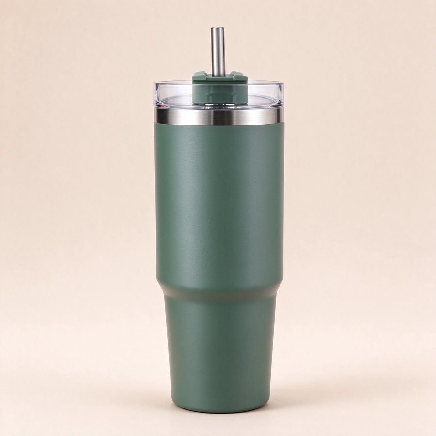 20/30oz Car Straw Cup